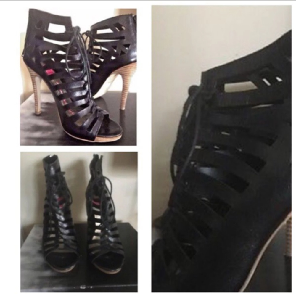 Dolce vita caged sandals.
